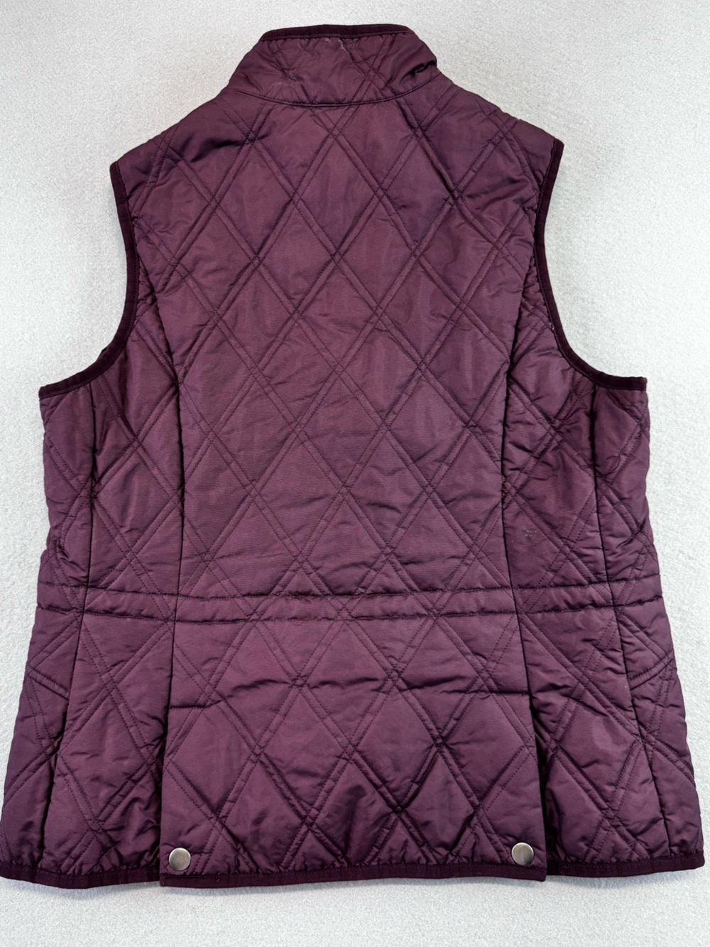 Eddie Bauer Quilted Sleeveless Vest - Plum - Picture 5 of 5
